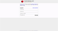 Desktop Screenshot of mytomatoes.com