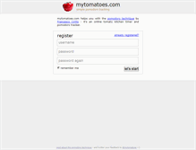 Tablet Screenshot of mytomatoes.com